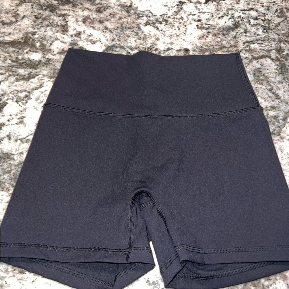 Women's Black High-Waisted Shorts
